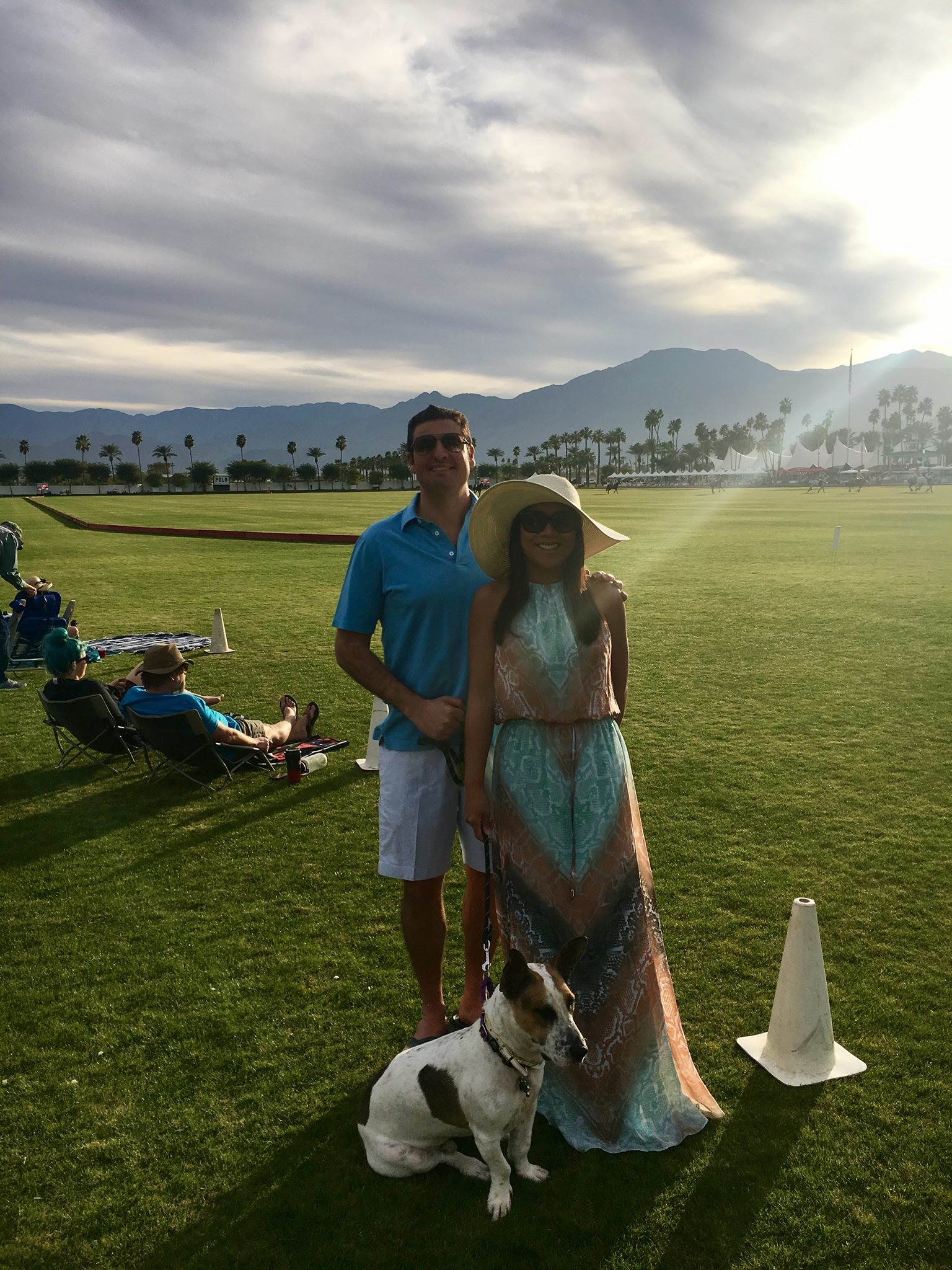 Here is Joel, Vannida, and Carl at the Empire Polo Fields